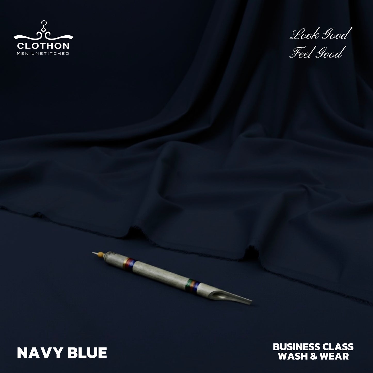 Buisness Class Wash & Wear (Navy Blue)