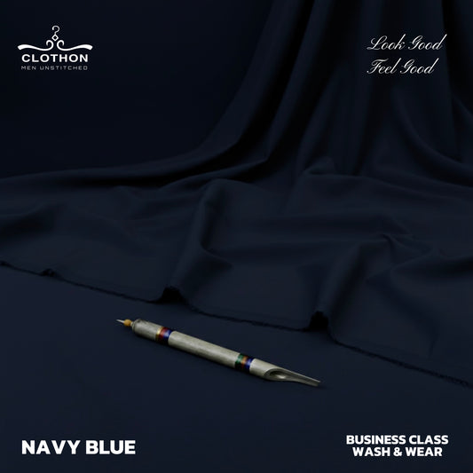 Buisness Class Wash & Wear (Navy Blue)
