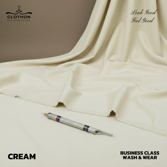 Buisness Class Wash & Wear (Cream)